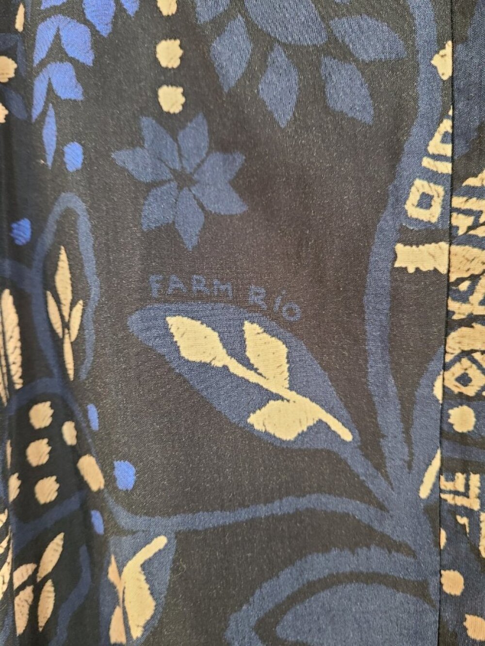 Farm Rio Macaw Forest Minidress Blue size S - Picture 6 of 9